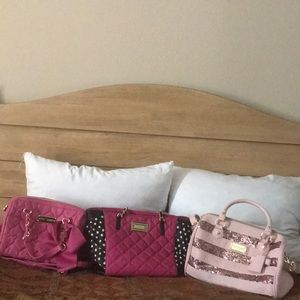 I am only selling 3 Betsy Johnson handbags